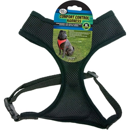 Four Paws Comfort Control Harness - Black