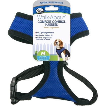 Four Paws Comfort Control Harness - Blue