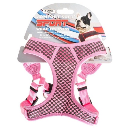 Coastal Pet Sport Wrap Adjustable Harness - Pink