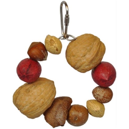 AE Cage Company Happy Beaks Deluxe Mixed Nut Ring Jr