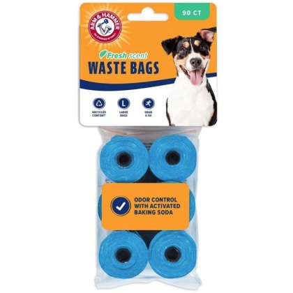 Arm and Hammer Dog Waste Refill Bags Fresh Scent Blue