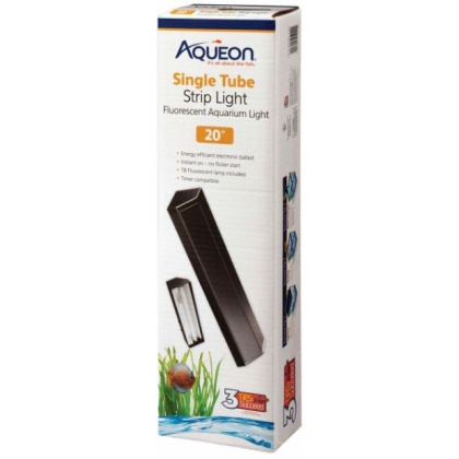 Aqueon Fluorescent Strip Light Black