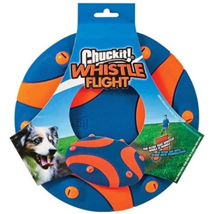 Chuckit Whistle Flight Disc Dog Toy