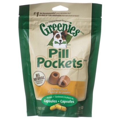 Greenies Pill Pocket Chicken Flavor Dog Treats