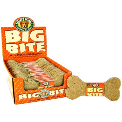 Natures Animals Big Bite Dog Treat - Peanut Butter Flavor