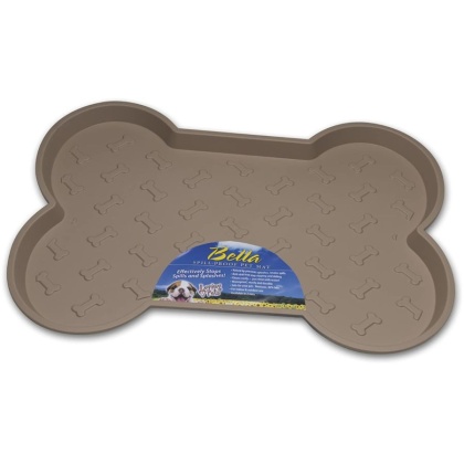 Loving Pets Bella Spill-Proof Dog Mat - Tan