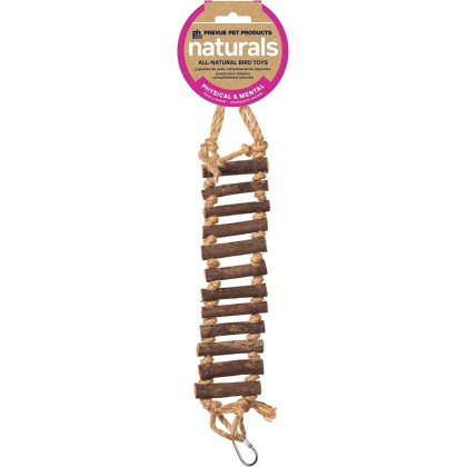 Prevue Naturals Wood and Rope Ladder Bird Toy