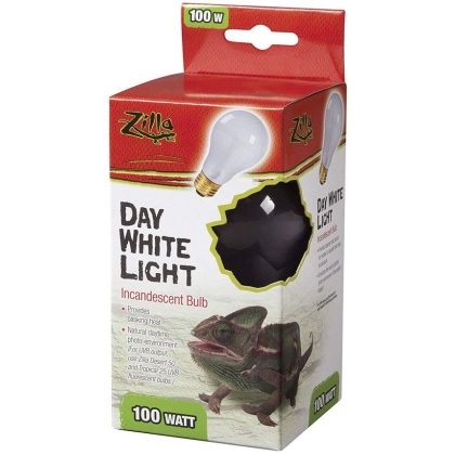 Zilla Incandescent Day White Light Bulb for Reptiles