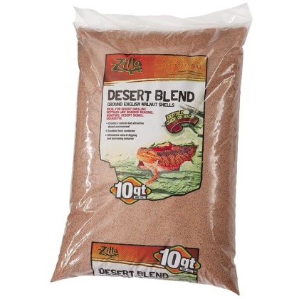 Zilla Desert Blend Ground English Walnut Shells Reptile Bedding