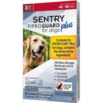 Sentry Fiproguard Plus IGR for Dogs & Puppies