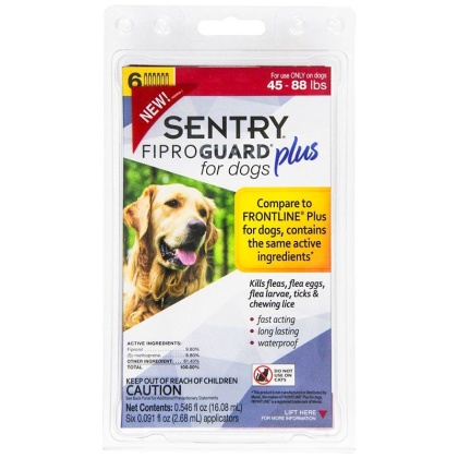 Sentry Fiproguard Plus IGR for Dogs & Puppies