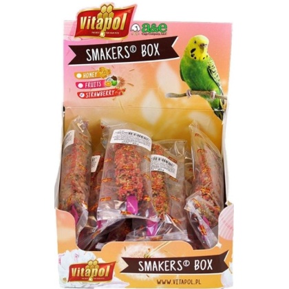 A&E Cage Company Smakers Parakeet Strawberry Treat Sticks