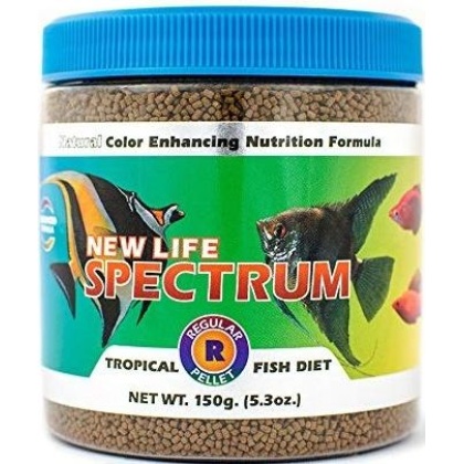 New Life Spectrum Tropical Fish Food Regular Sinking Pellets