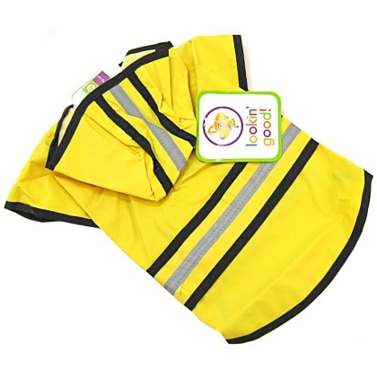 Fashion Pet Rainy Day Dog Slicker - Yellow