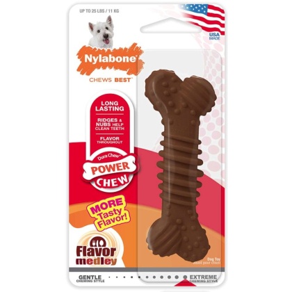 Nylabone Dura Chew Power Chew Bone Chicken Flavor