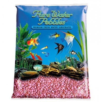 Pure Water Pebbles Aquarium Gravel - Neon Pink