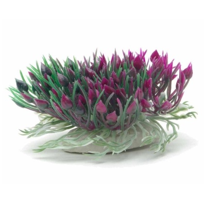 Marina Betta Purple Hearts Shrub Aquatic Plastic Plant