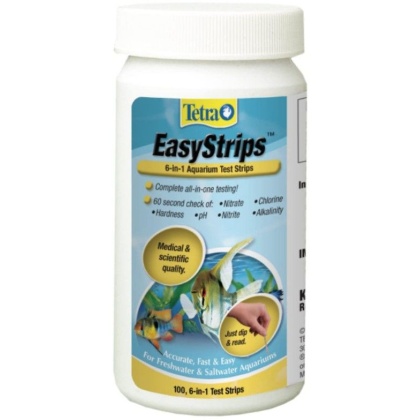 Tetra EasyStrips 6 in 1 Ammonia Aquarium Test Strips