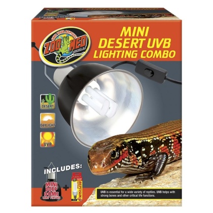 Zoo Med Mini Desert UVB Lighting Combo